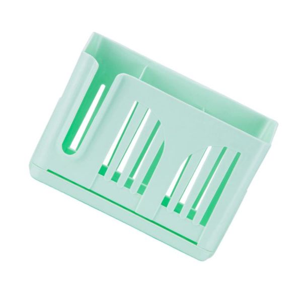 

chopsticks 1pc kitchen holder multifunctional wall-mounted utensil organizer draining tableware storage green