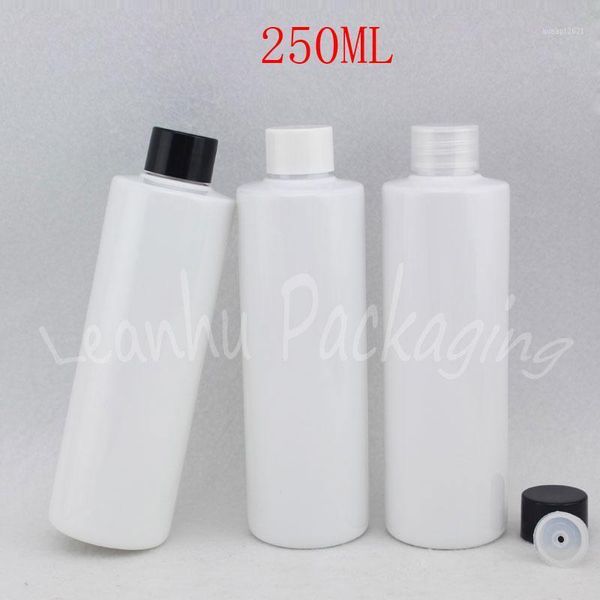 

storage bottles & jars 250ml white plastic bottle , 250cc empty cosmetic container shampoo / lotion toner sub-bottling ( 25 pc/lot )
