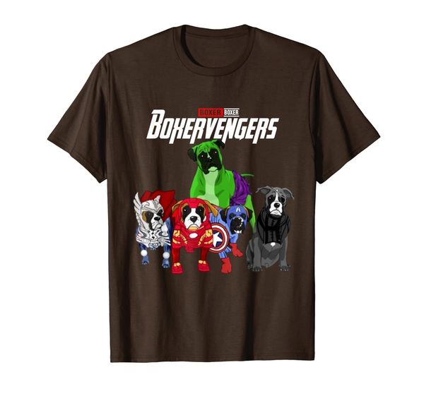 

boxervengers shirt- boxer dog father's day, mother's day, White;black