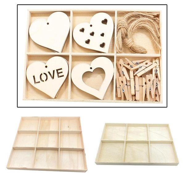 

storage bags jewelry tray 6/9 grid wooden box organizer for drawer showcase trinkets