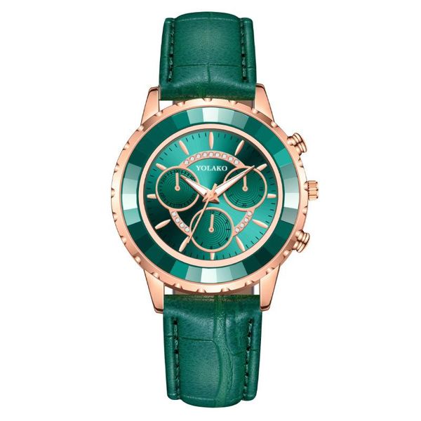 

wristwatches luxury men watches fashion faux leather three eyes male quartz watch for women black wrist clock reloj hombre homme, Slivery;brown