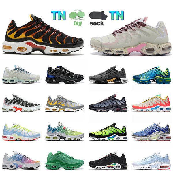 

tn plus origianal mens womens running shoes terrascape tan burgundy sail sea glass mint greens triple black white red sole brushstroke camo