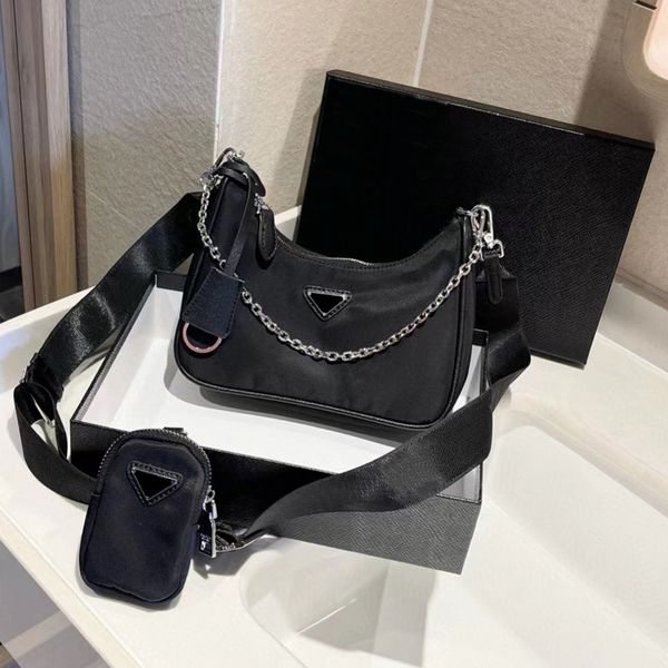 

luxurys designers cross body evening bag chest pack lady shoulder bags tote chains handbags backpack nylon crossbody european and american f