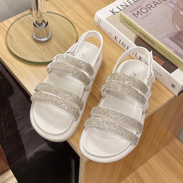 

slippers ladies summer shoes casual flat comfortable punk style shiny female, Black