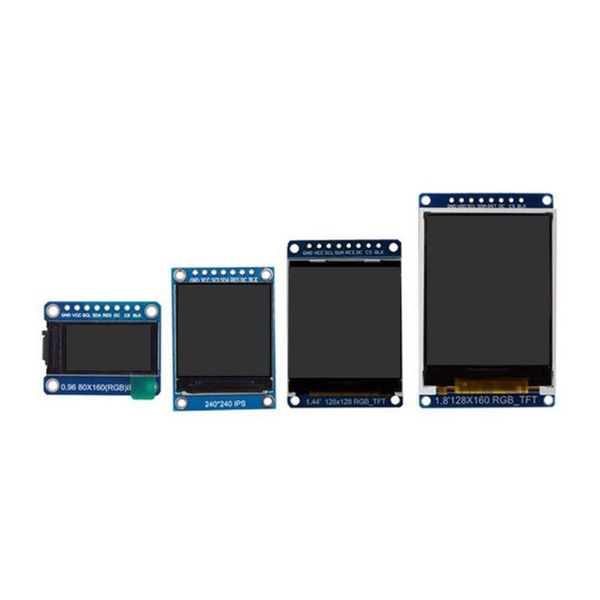

display tft 0.96 1.3 1.44 1.8 inch ips 7p spi hd 65k full color lcd module st7735 / st7789 drive ic 80*160 240*240 (not oled)