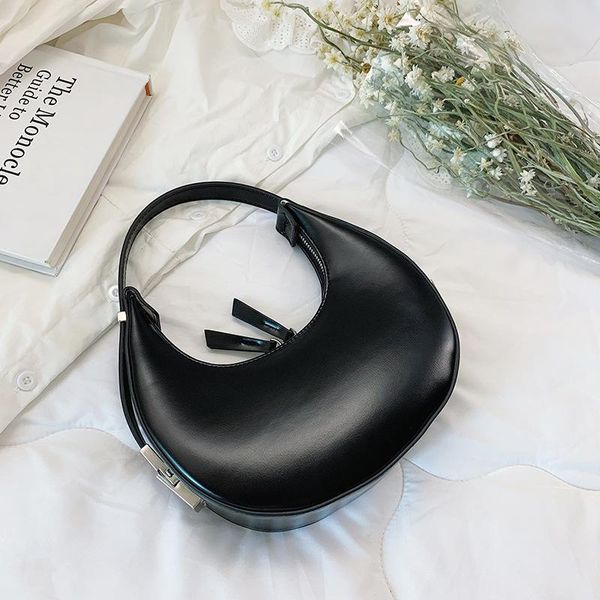 

evening bags handbag luxury 2021 portable crescent bag texture korean fashion female net red simple one-shoulder armpit