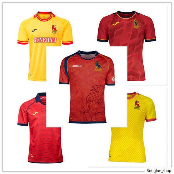 

international league spain 2021 2022 mens home rugby shirt national team espana jerseys union, Black;gray