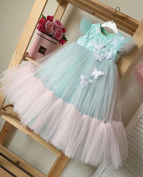 

baby girl dress cap sleeve vintage retro kids dresses 3d butterfly girls clothes christmas princess children girl's, Red;yellow