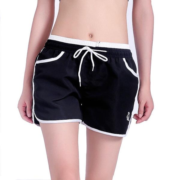

gym clothing women's booty shorts kandy color elastic middle waist quick drying athletic sport pants for summer running female beachwea, White;black