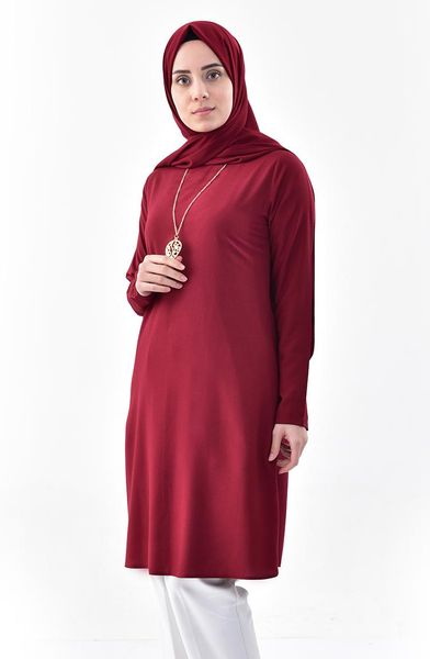 

women's blouses & shirts minahill claret red tunic 3164-01, White
