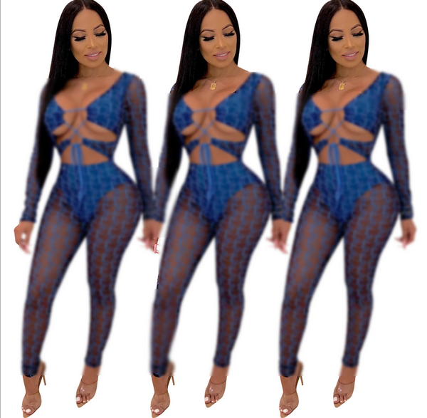 

blue women jumpsuits d letters desinger bodysuit workout button skinny print long sleeve v-neck onesies women plus size rompers tracksuits, Black;white