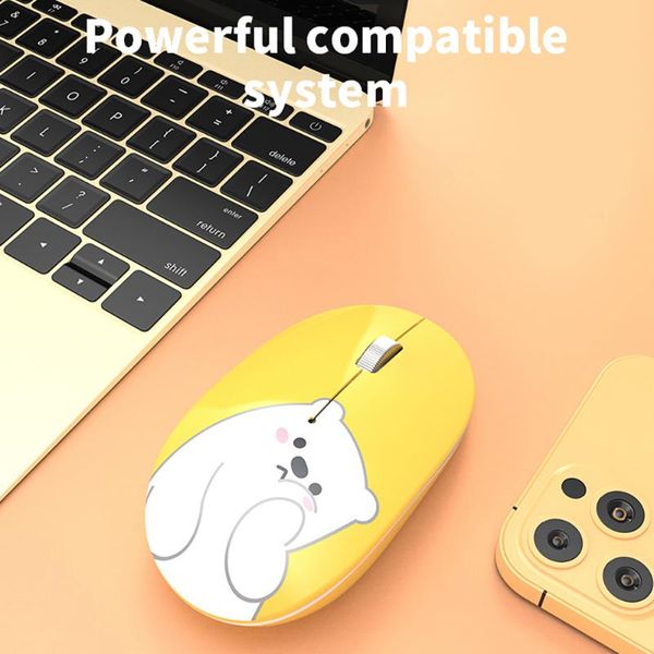 

mice wireless mousebluetooth rechargeable mousewireless computer mute mouse plug and play ergonomic design