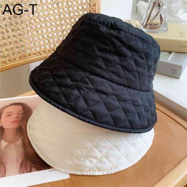 

japanese autumn and winter fisherman's hat children's korean version women's warm and versatile small brim basin hat, Blue;gray