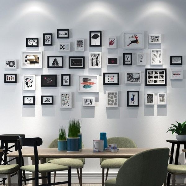 

frames living room po wall decoration frame set hanging family art pictures hallway modern style picture wedding gift