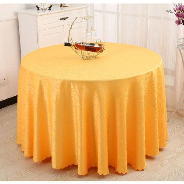 

table cloth european style waterproof oil-proof scald-proof no wash el restaurant round shape tablecloth kitchen durable f8409
