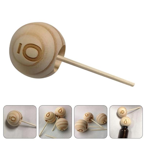 

fragrance lamps 1pc decorative essential oil wood round incense aroma diffuser