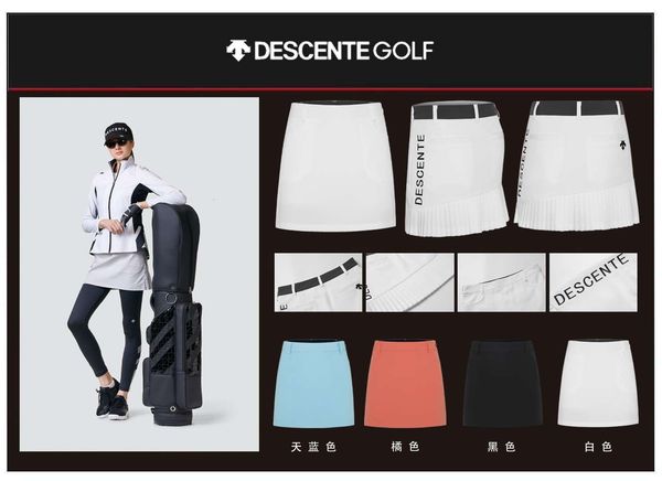 

summer golf women's skirt pants casual versatile light proof safety, Black