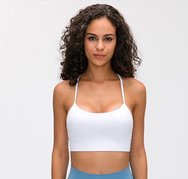 

women bra y style yoga vest lulu quick dry push up camisole tank woman gym underwear fahion camis