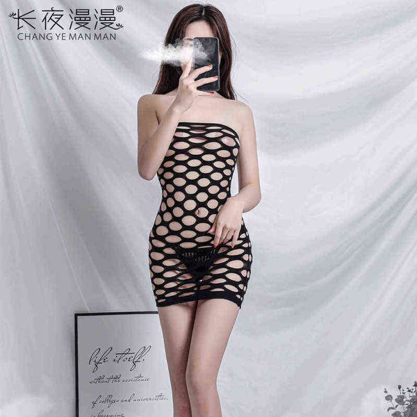 

nxy set mesh bodysuit backless body stockings open crotch comfortable erotic lingerie stretch porno slut costum for women new 1210, Red;black