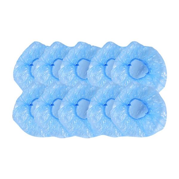 

shower caps 100pcs waterproof elastic thick spa accessories el home hair salon protective disposable cap portable travel bathing