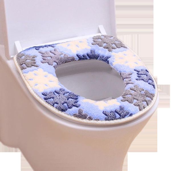 

toilet seat covers thick coral waterproof velvet cover nontoxic cushion self adhesive heating pad washable