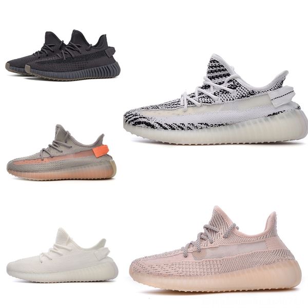 

4w8z3 kanyewest shoes 350 shoe woman fashion mens womens running350 quality, Black