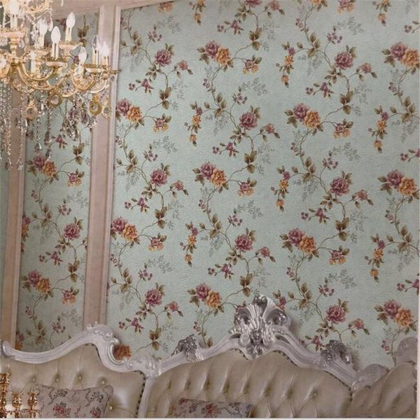 

wallpapers wellyu wallpaper retro vintage american idyllic floral 3d garden bedroom living room sofa background
