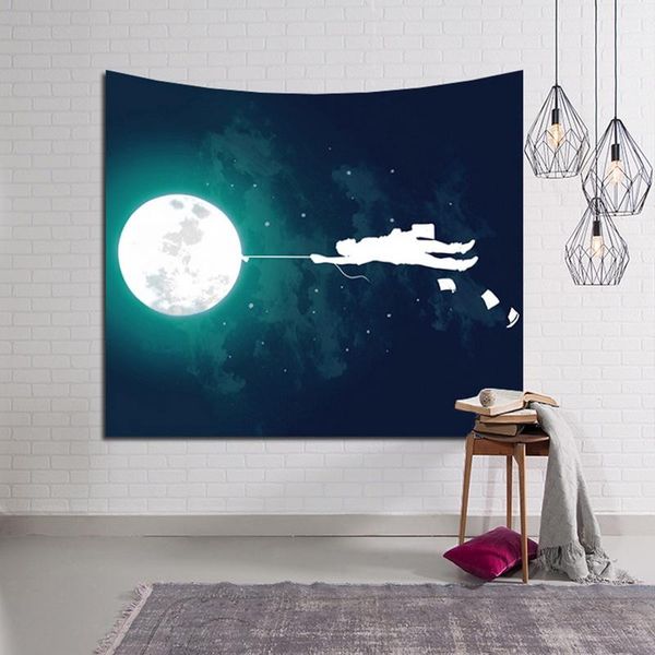 

tapestries beach towel sitting blanketwall tapestry green-zone deep forest star series selling cool hanging 229x150cm