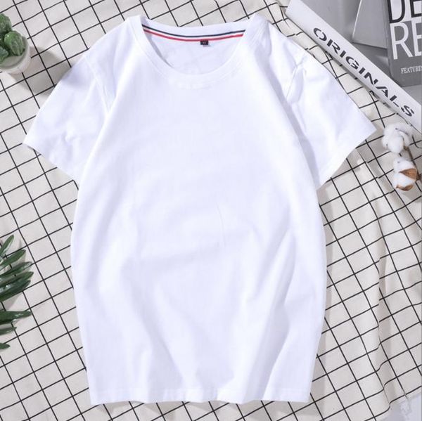 

famous brand cotton round neck men's t-shirt european and american fashion letters printed logo summer casual couple short sleeves, White;black