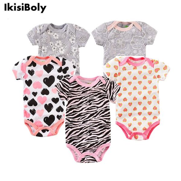 

rompers girls boys clothes for babies born bodysuits short sleeved costume sale cotton 0-12m kids 2021, Blue