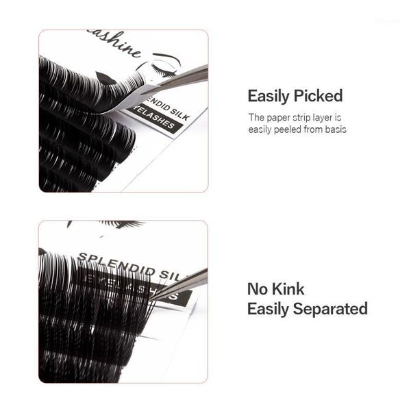 

seashine 12 rows individual eyelashes extension classic lashes natural soft lash for professionals 1