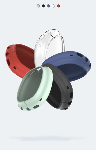 Применимо для Airpods Max Защитная рукава Apple Bluetooth-гарнитура для головки Установленный на голову SILEPOD SILICONE Protector Shell