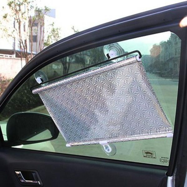 

car sunshade window sun shade cover retractable front rear side visor curtain with suction cups auto protector