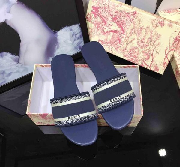 

sandals fashion women's casual summer printing beach slippers shoes female peep toe slipper woman sandal d3075, Black