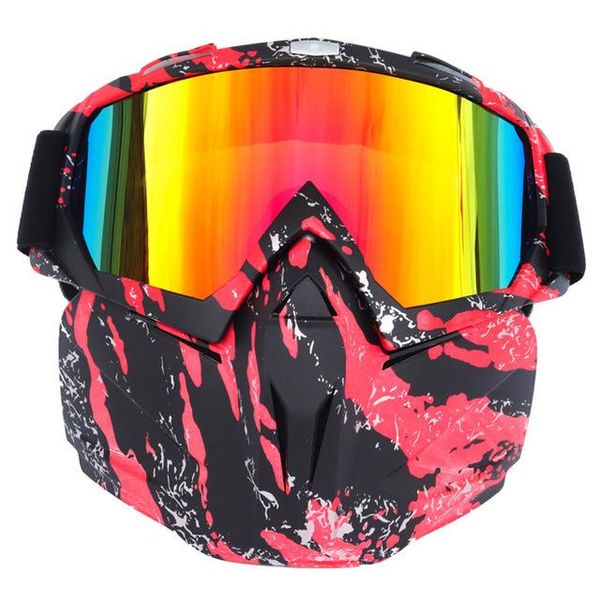 

outdoor eyewear motocross sunglasses riding ski snowboard snowmobile mask snow winter skiing anti-uv waterproof glasses