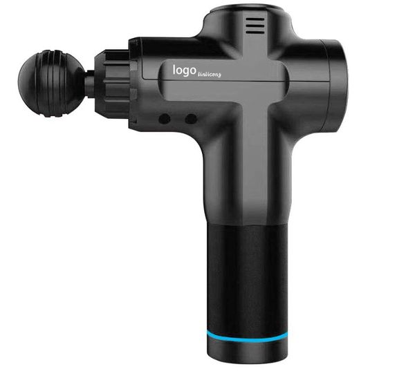 

mini lcd touch display massage gun deep tissue percussion muscle massager for pain relief fascia electric body