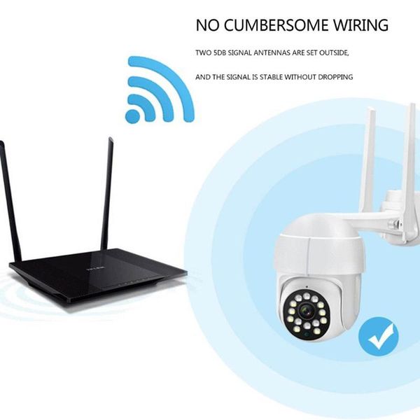 

outdoor camera monitor home smart security wifi 360 degree ball household wireless surveillance ip cameras