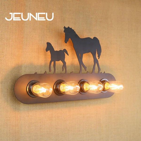 

wall lamp industrial style lamps letter sign animal light sconce fixtures illumination for bedside bar coffee shop