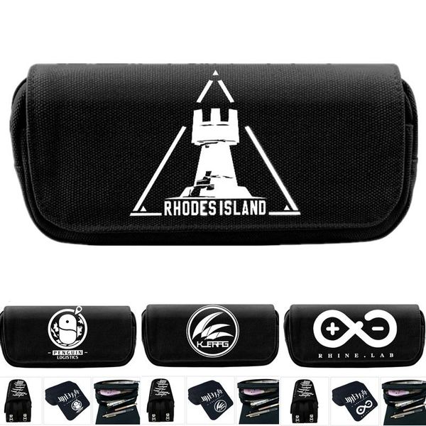 

pencil bags arknight game canvas case wallet purse school pen zipper bag animal cartoon kids boys girl