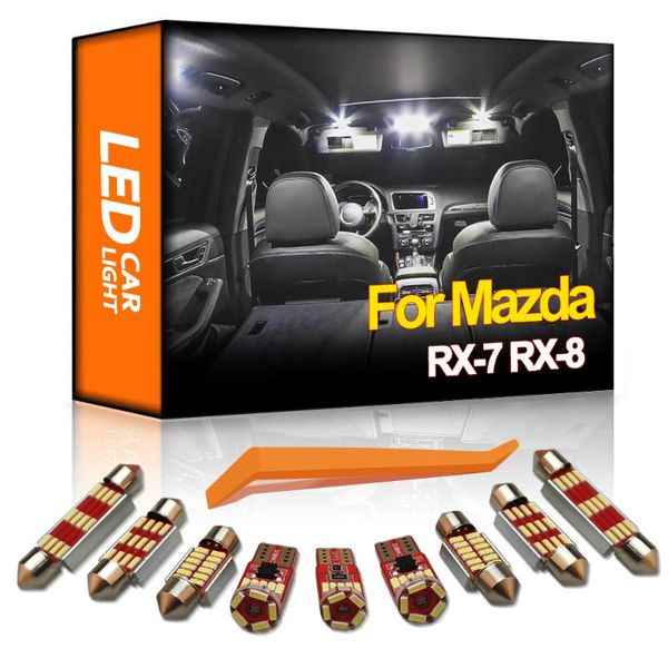

canbus for rx-7 rx-8 1986-2012 vehicle led interior dome trunk license plate lights bulbs car lighting accessories emergency
