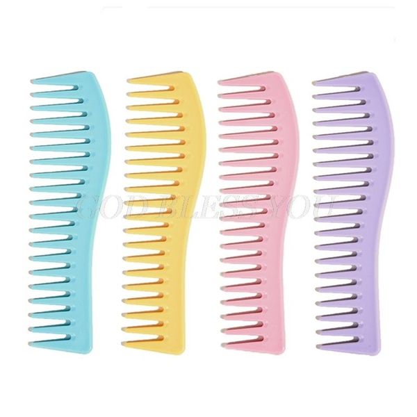 

hair brushes large detangling comb, wide tooth comb salon beauty styling drop, Silver