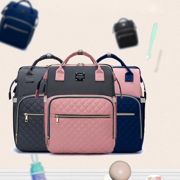 

diaper bags multifunction portable bag large capacity folding crib fashion mummy maternity nappy travel backpack nursing