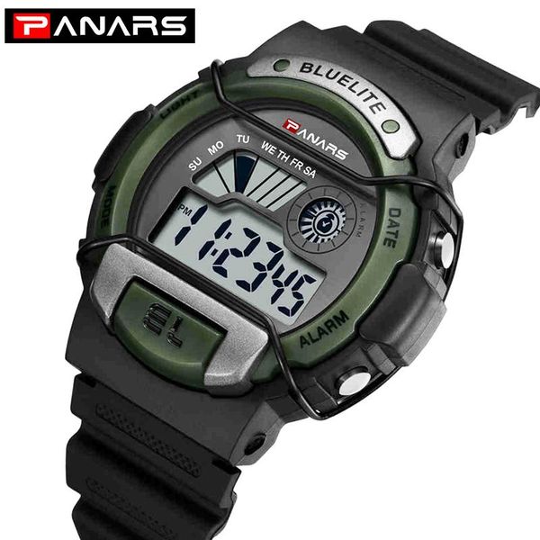 

wristwatches military watch men waterproof casual digital sport watches mens luxury led alarm electronic men's relogio masculino, Slivery;brown