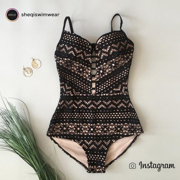 

one-piece suits 2021 spring swimsuit covers belly slim jumpsuit