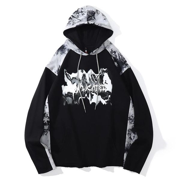 

men's hoodies & sweatshirts 2021 thin fleece hoodie japanese streetwear hip hop sweatshirt men clothing korean couple pullover, Black