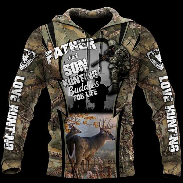 

men's hoodies & sweatshirts plstar cosmos 3dprinted est camo hunting dog harajuku streetwear funny unique casual hoodies/sweatshirt/z, Black