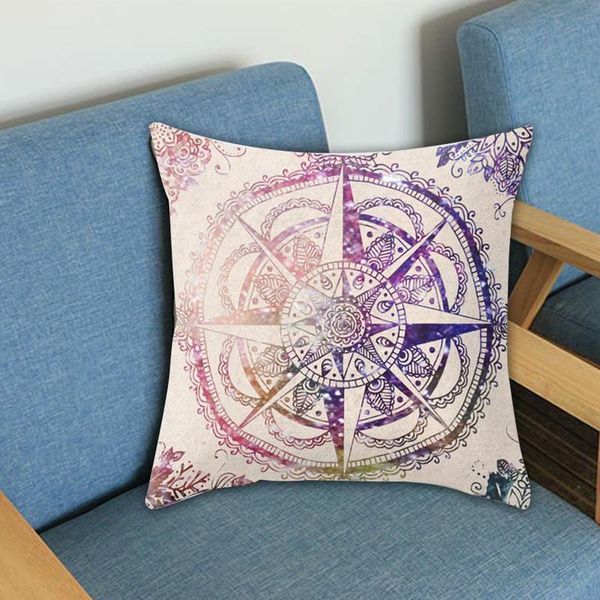 

pillow case 'the ' mandala printed throw home decor gift 45x45cm 889