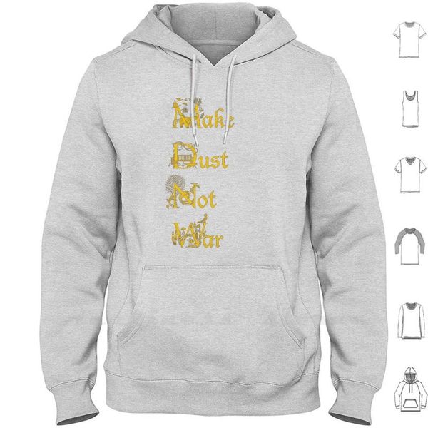 

men's hoodies & sweatshirts make dust not war long sleeve his dark materials lyra belacqua will parry northern lights subtle, Black
