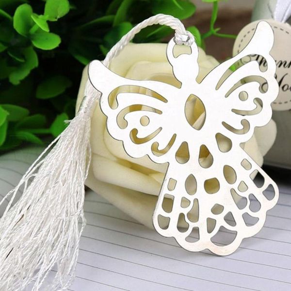 

bookmark angel tassel stainless steel school supplies page holder with gift box