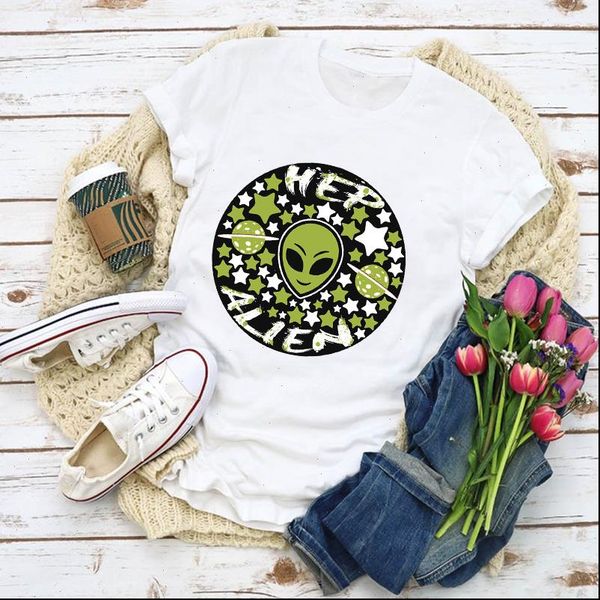

graphic face star fashion womens t shirts print summer clothes clothing tee, White